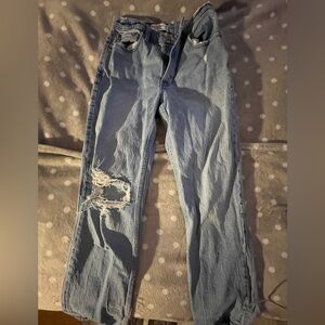 ABERCROMBIE & FITCH: straight leg jeans